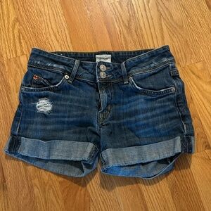Hudson distressed Jean shorts